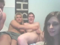Amateur, Rubia, Residencia universitaria, Grupo, Casero, Orgía, Intercambio de parejas, Adolescente