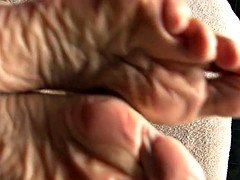 Spermaladung, Füsse, Fußfetisch, Masturbation, Sperma