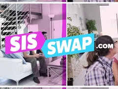 ベッドルーム, フェラチオ, 茶髪の, 捕まる, 顔射, 自然山雀, パンティ, ティーン