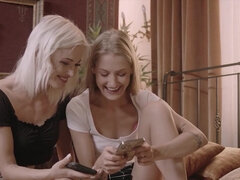 Sexy blonde Tiffany Tatum sensually fucks her best friend