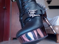 Leie, Grosser arsch, Braunhaarige, Weibliche domination, Fetisch, Selbstgemacht, Masturbation