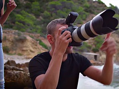 ビキニ, フェラチオ, イく瞬間, 顔射, 手コキする, パーティ, 魅力的, シャワー