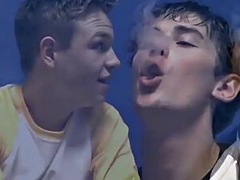 In den arsch, Grosser schwanz, Blasen, Schwul, Hardcore, Masturbation, Abendanzug, Ablutschen