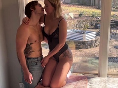 Blondine, Blasen, Aufs gesicht abspritzen, Handjob, Hardcore