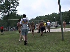 Naked Beach Volleyball