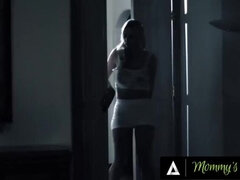 Grosse bite, Gros seins, Noire, Brunette brune, Chatte, Réalité, Fils, Belle mère