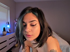 Rondelette, Mignonne, Souple, Fille latino, Mamelons, Solo, Nénés, Webcam