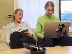 バイセクシャル, ブロンド, 顔射, 指いじり, Hd, オマンコ, 赤毛, オッパイの