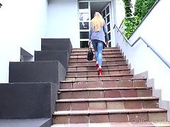 お尻, 美人, ブロンド, 巨乳な, Hd, 巨大, オナニー, ストッキング