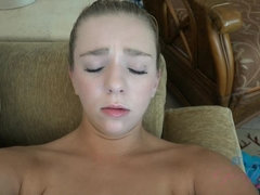 Anal, Gros cul, Blonde, Grossier, Pov, Chatte, Gicler, Vibromasseur