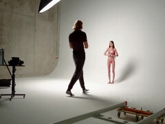 hot teen Leona - Making Of Studio Nudes