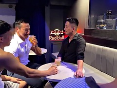 アナル, アジア人, ゲイ, グループ, ハードコア