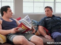 Blasen, Kehlenfick, Schwul, Handjob, Muskel, Reiten, Onkel