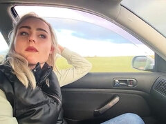 18 jahre, Leie, Tussi, Blasen, Auto, Studentin, Deutsch, Hardcore