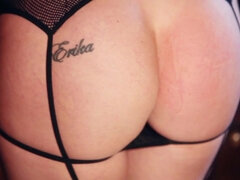 Culo, Morena, Loco, Hembra, Sexo soft, Solo, Medias largas, Tetas