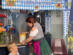Big Titty Milfs Make Out & Get Sloppy In Oktoberfest Interview, Pt 2 - Ryan Keely