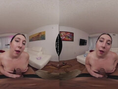 Big Tits and Big Ass Mom Fucks At Home - Homemade amateur POV VR interracial