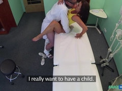 Enthousiasteling, Arts, Vingeren, Verpleegster, Kantoor, Kut duiken, Uniformpje, Bekijker