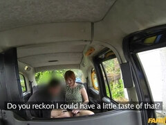 Grote mammen, Pijpbeurt, Sperma shot, Hondjeshouding, Vingeren, Buiten, Roodharige vrouw, Tieten likken