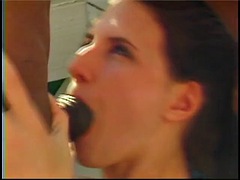 Negro, Ébano, Sexo duro, Enano, Al aire libre, Puta