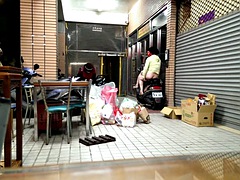 Grosser schwanz, Öffentlich, Transfrau