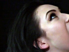 Brunette, Cumshot