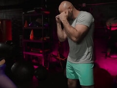Grosse titten, Schwanz, Sporthalle, Hardcore, Milf, Pov, Rau, Titten