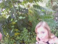 Cameraman is happy to film Angel Piaff sucking and fucking