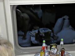 素人, 浴室, デカパイ, フェラチオ, 中出し, ハードコア, アウトドア, シャワー