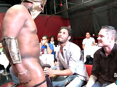 Real amateur strippers get blowjob