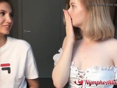 Blond, Vrouw, Roodharige vrouw, Tiener, Tieten likken