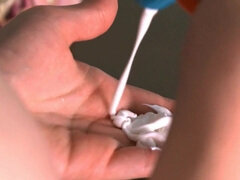 Enthousiasteling, Kont, Bruinharig, Rondborstig, Dik, Hardcore, Lesbisch, Tieten likken