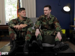 ActiveDuty - Muscle Stud Dicks Down Exciting Julian Brady