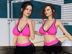 デカ尻, デカチン, フェラチオ, 茶髪の, 顔射, ゲーム, 手コキする