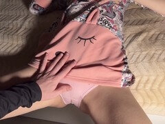 素人, デカチン, 中出し, イく瞬間, パンティ, オマンコ, ティーン, オッパイの