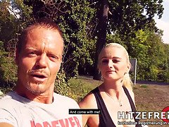 Leie, Grosse titten, Schlampe, Deutsch, Milf, Im freien, Öffentlich, Realität