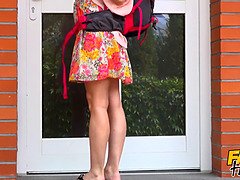 Rubia, Mamada, Sexo duro, Lamidas, Orgasmo, Pequeña, Coño, Tetas