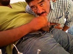 Cumming warm caribbean and sucking her man