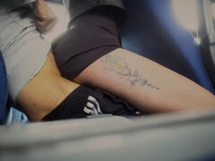 18, バス, カワイイ, フェティッシュ, ラティーナ, オナニー, 公共, 現実