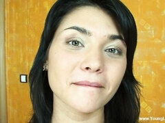 アナル, お尻, 黒人, フェラチオ, 茶髪の, バック, ラフ, 剃毛