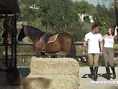 Private.com - Horse Rider Yasmin Scott Rides a Hung Stallion