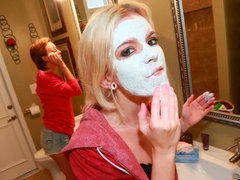 女 人男 人, 手コキする, ハメ撮り, オマンコ, 剃毛, ガリガリ, 三人, オッパイの