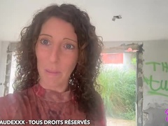 French amateur slut Misschaudexxx gets BLACKED gangbang outdoors - big tits doggystyle & facial