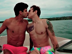 Greedy latino deepthroating lean jock