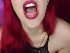 Amateur, Hembra, Dominacion femenina, Fetiche, Masturbación, Pov, Pelirrojo, Solo