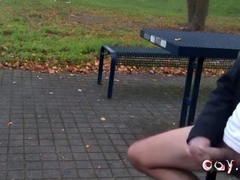Enthousiasteling, Grote lul, Daddy, Fetisj, Homo, Duits, Masturbatie, Buiten
