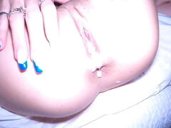 Enthousiasteling, Grote kont, Blond, Genootschap, Sperma, Kut duiken, Swinger, Trio