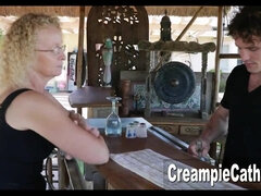 Milf Nails Youthful Dude