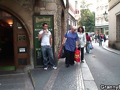 Big ass, Big tits, Blowjob, Deepthroat, Granny, Mature, Screaming, Teen