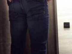 Hot Turkish Threesome - Wife & Sister-in-Law Fuck in Public Toilet - Amateur Cheating Sex